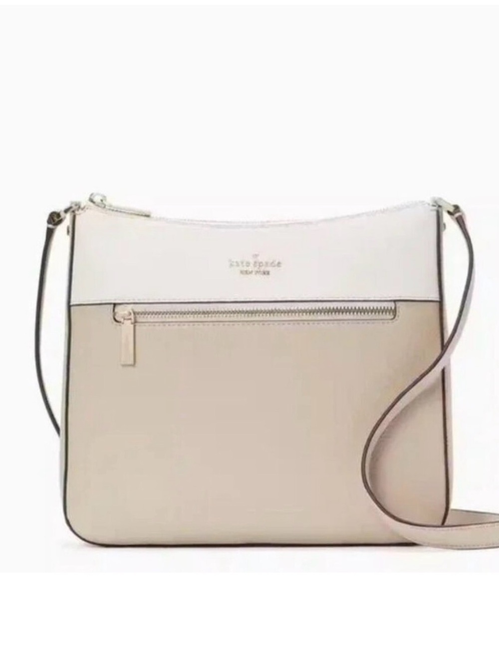 Kate Spade Crossbody Two-Tone Cream and Beige Bag